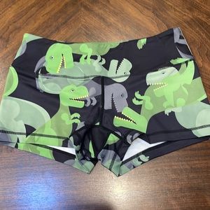 NEW Feed Me Fight Me Dino Shorts NWOT